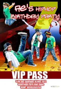 Изображение с названием Have a Birthday Party Step 1