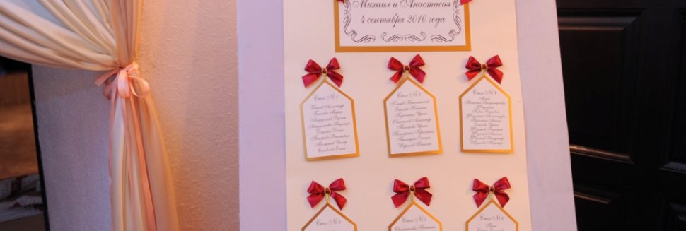 A Wedding Programme